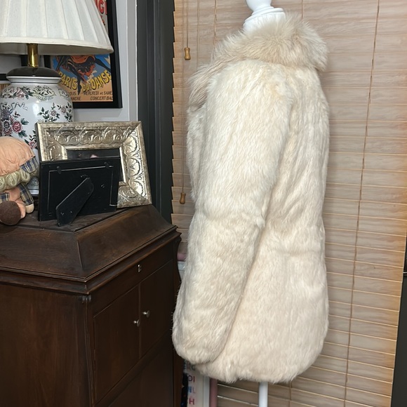 Lory’ Winter Rabbit Faux Fur Favorite Jacket Small - Picture 4 of 11